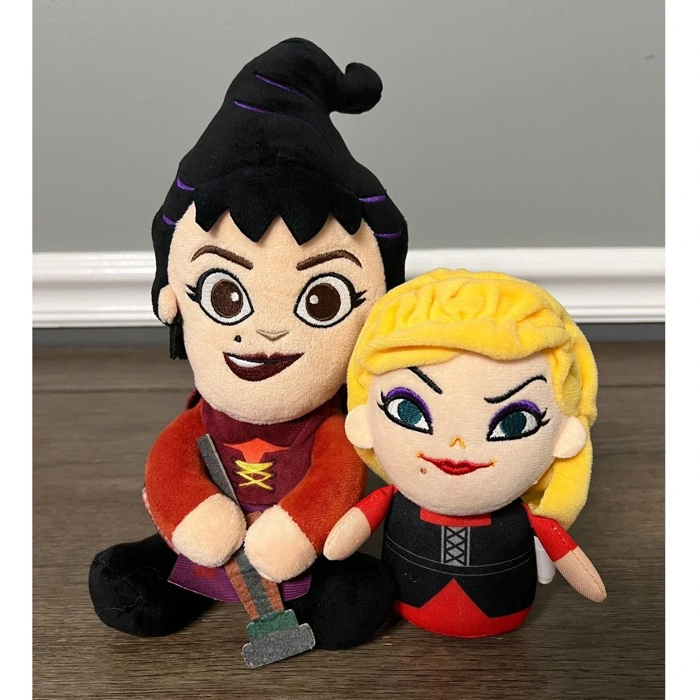 Disney Hocus Pocus Plush Set Sanderson Sisters Beanbag Dolls Kids Toy